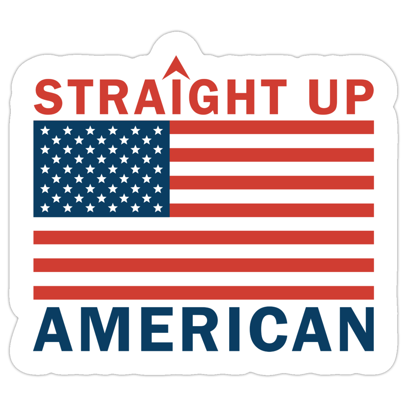 Straight Up American Stickers